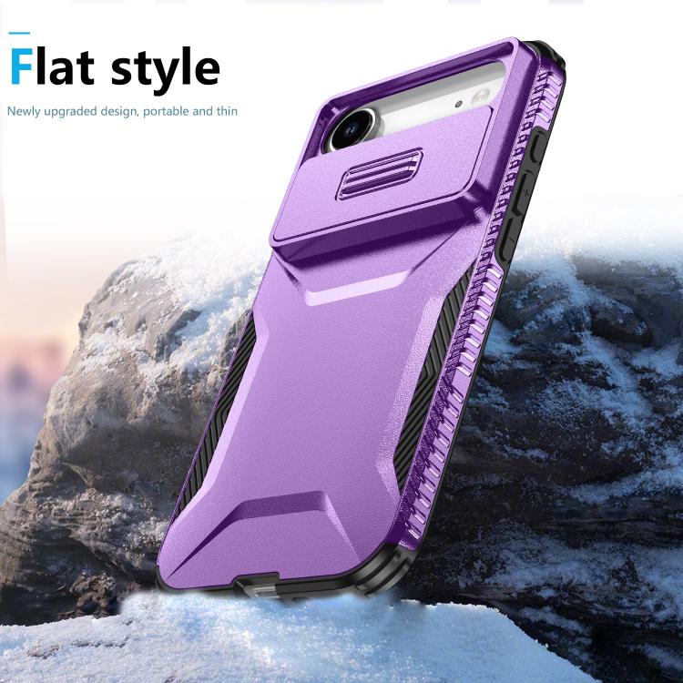 For iPhone Air Sliding Camshield Phone Case(Purple) - iPhone Air Cases by buy2fix | Online Shopping UK | buy2fix