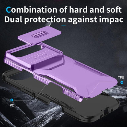 For iPhone Air Sliding Camshield Phone Case(Purple) - iPhone Air Cases by buy2fix | Online Shopping UK | buy2fix
