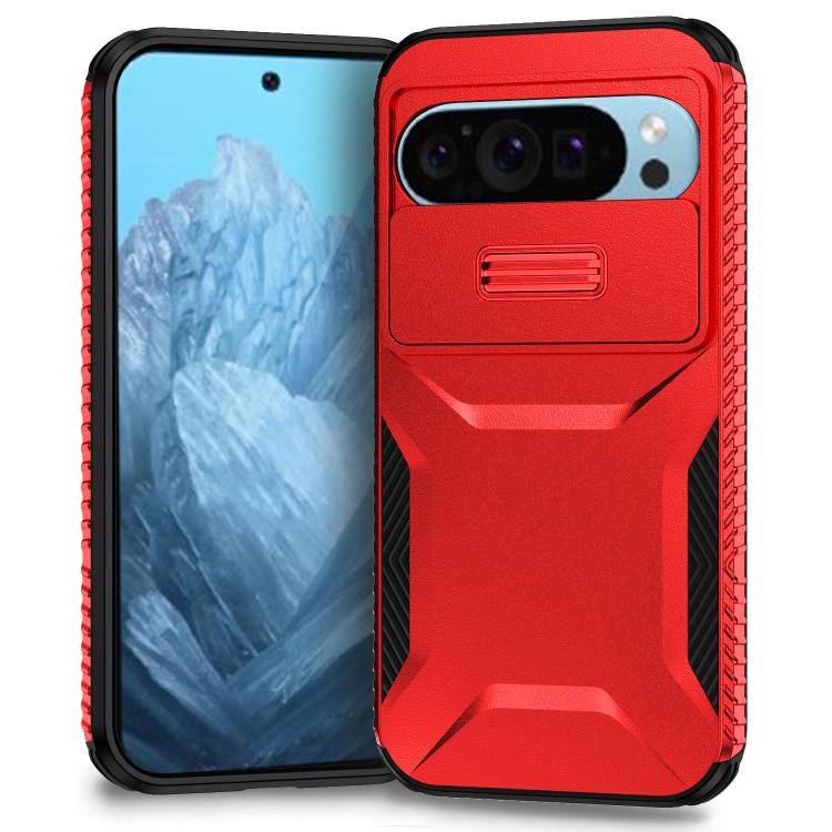 For Google Pixel 10 Pro / 10 / 9 Pro Sliding Camshield Phone Case(Red) - Google Cases by buy2fix | Online Shopping UK | buy2fix