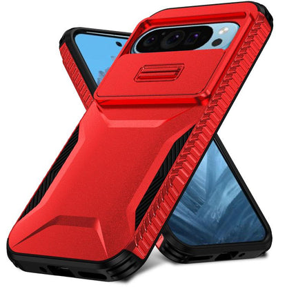 For Google Pixel 10 Pro / 10 / 9 Pro Sliding Camshield Phone Case(Red) - Google Cases by buy2fix | Online Shopping UK | buy2fix