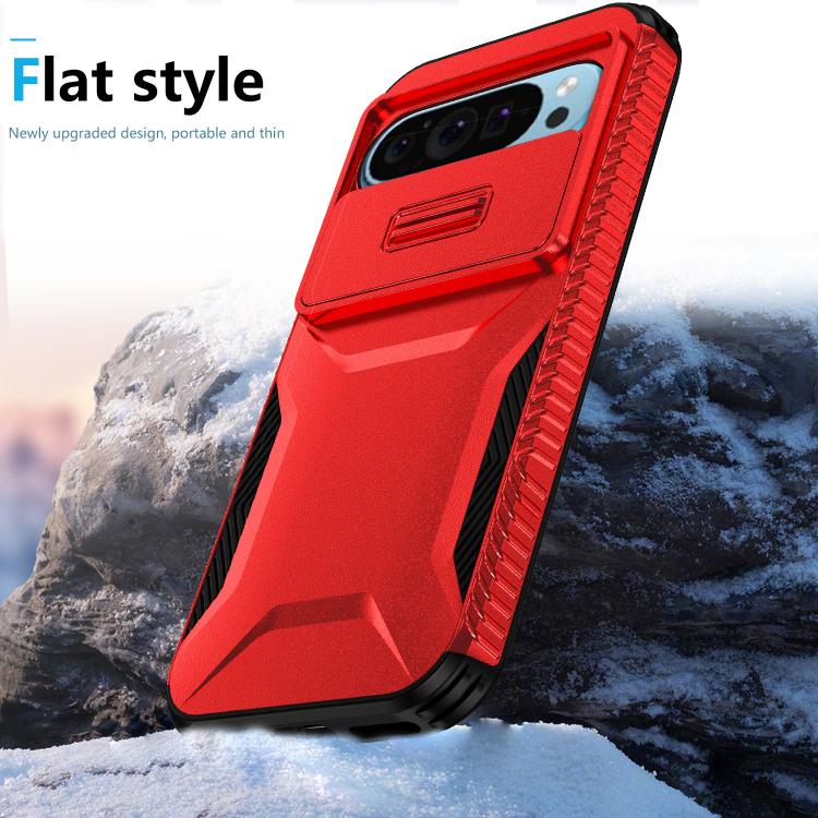 For Google Pixel 10 Pro / 10 / 9 Pro Sliding Camshield Phone Case(Red) - Google Cases by buy2fix | Online Shopping UK | buy2fix