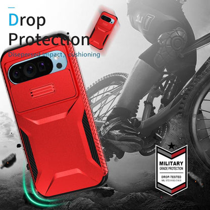 For Google Pixel 10 Pro / 10 / 9 Pro Sliding Camshield Phone Case(Red) - Google Cases by buy2fix | Online Shopping UK | buy2fix