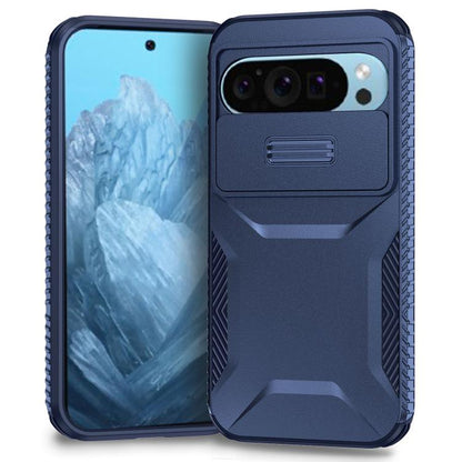 For Google Pixel 10 Pro / 10 / 9 Pro Sliding Camshield Phone Case(Blue) - Google Cases by buy2fix | Online Shopping UK | buy2fix