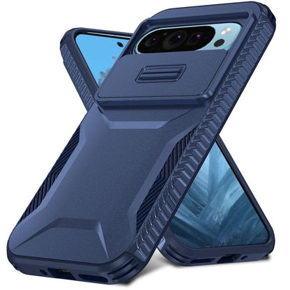 For Google Pixel 10 Pro / 10 / 9 Pro Sliding Camshield Phone Case(Blue) - Google Cases by buy2fix | Online Shopping UK | buy2fix