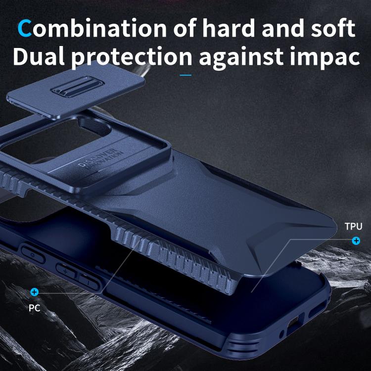 For Google Pixel 10 Pro / 10 / 9 Pro Sliding Camshield Phone Case(Blue) - Google Cases by buy2fix | Online Shopping UK | buy2fix