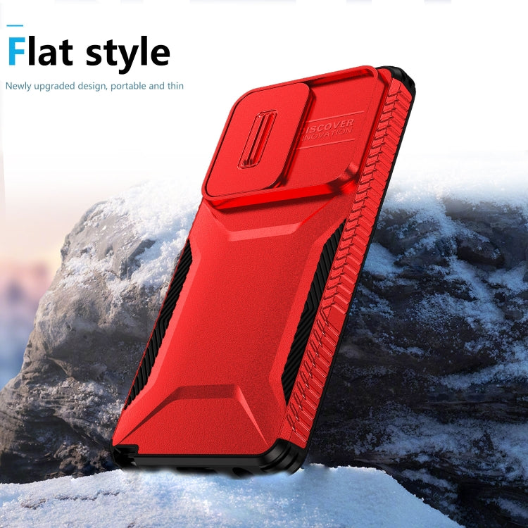 For Motorola Moto G Stylus 5G 2024 Sliding Camshield Phone Case(Red) - Motorola Cases by buy2fix | Online Shopping UK | buy2fix