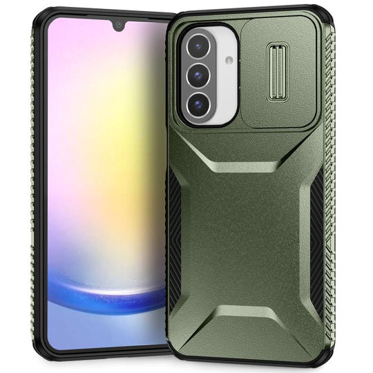 For Samsung Galaxy A17 5G / A26 5G Sliding Camshield Phone Case(Alpine Green)