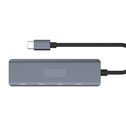 Onten UC621 5Gbps USB-C / Type-C to USB 3.2 Gen1 4 in 1 Multi-function HUB Docking Station, Length:1.5m(Grey) - USB HUB by Onten | Online Shopping UK | buy2fix