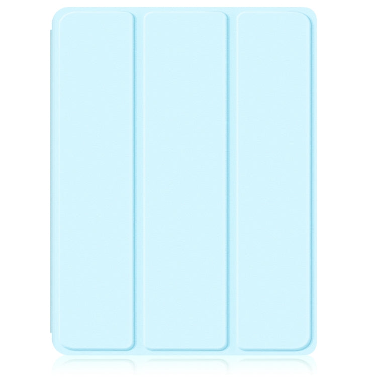 For iPad Air 11 2024 / Pro 11 2022 Acrylic 3-Fold Smart Leather Tablet Case(Sky Blue) - iPad Air 11 2024 Cases by buy2fix | Online Shopping UK | buy2fix