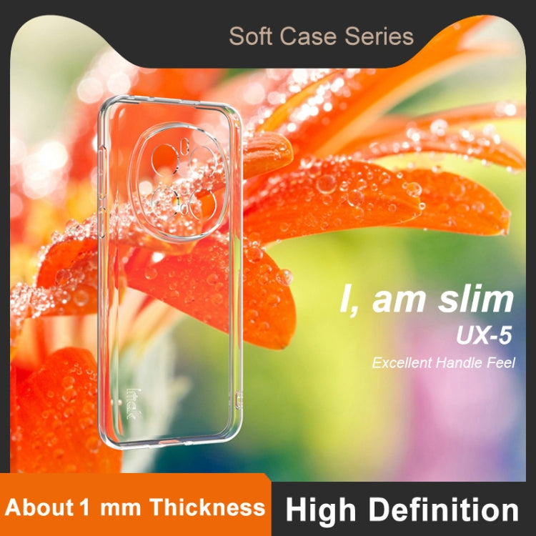 For Honor Magic7 Pro 5G imak UX-5 Series Super Slim Transparent Shockproof TPU Protective Case(Transparent) by imak