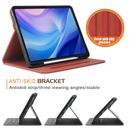 For iPad Air 13 2025 / 2024 Front Stand Smart TPU Leather Tablet Case(Red) by buy2fix