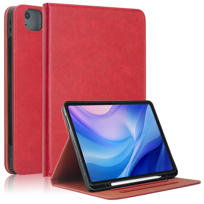 For iPad Air 13 2025 / 2024 Front Stand Smart TPU Leather Tablet Case(Red) by buy2fix