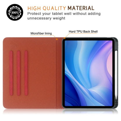 For iPad Pro 11 2024 Front Stand Smart TPU Leather Tablet Case(Red) - iPad Pro 11 2024 Cases by buy2fix | Online Shopping UK | buy2fix