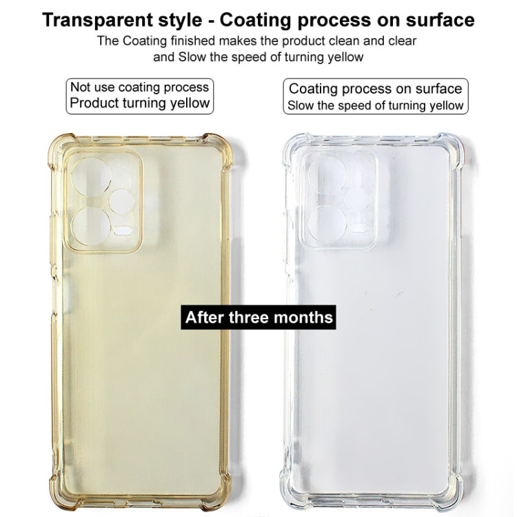 For Sony Xperia 1 VI imak Shockproof Airbag TPU Phone Case(Transparent Black) - Sony Cases by imak | Online Shopping UK | buy2fix