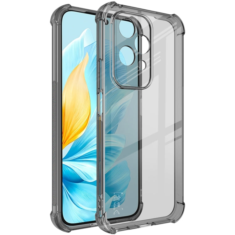 For Honor 200 Lite Global imak Shockproof Airbag TPU Phone Case(Transparent Black) - Honor Cases by imak | Online Shopping UK | buy2fix