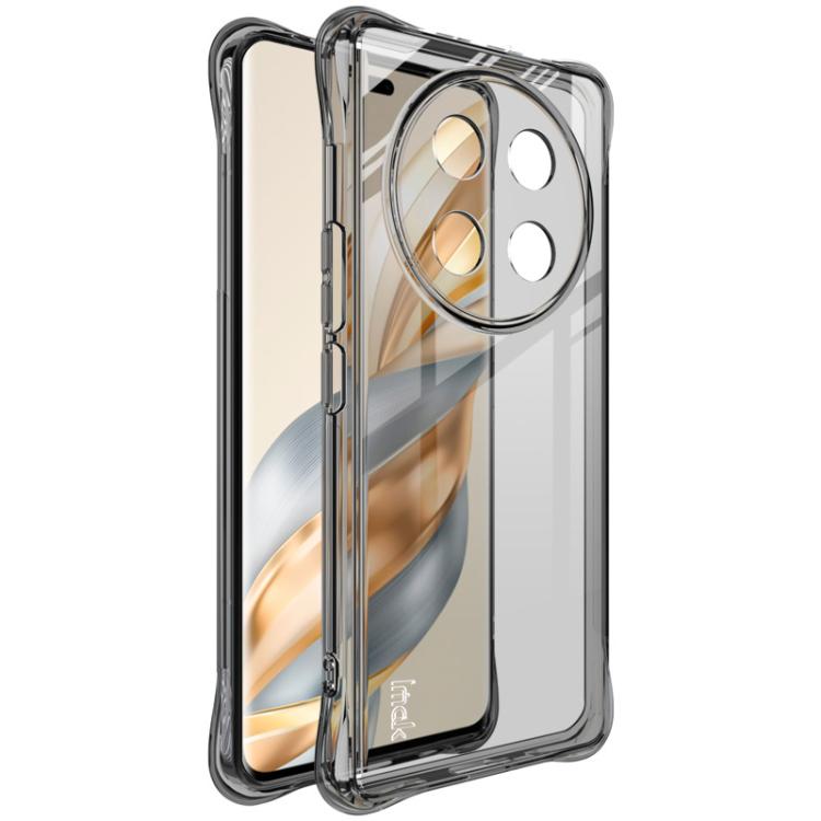 For Honor Magic7 Lite imak Shockproof Airbag TPU Phone Case(Transparent Black) - Honor Cases by imak | Online Shopping UK | buy2fix