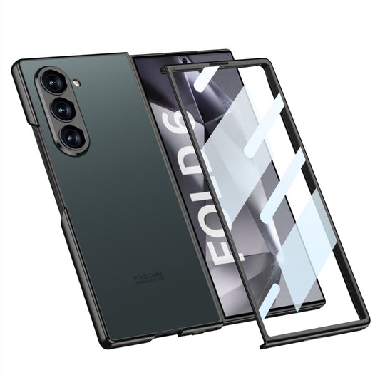 For Samsung Galaxy Z Fold6 GKK Integrated AG Craft Skin Feel Full Coverage Phone Case(Black) by GKK