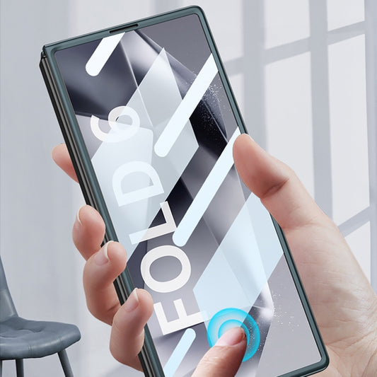 For Samsung Galaxy Z Fold6 GKK Integrated Accurate Hole Ultra-thin Square Ring Holder Phone Case(Black) by GKK