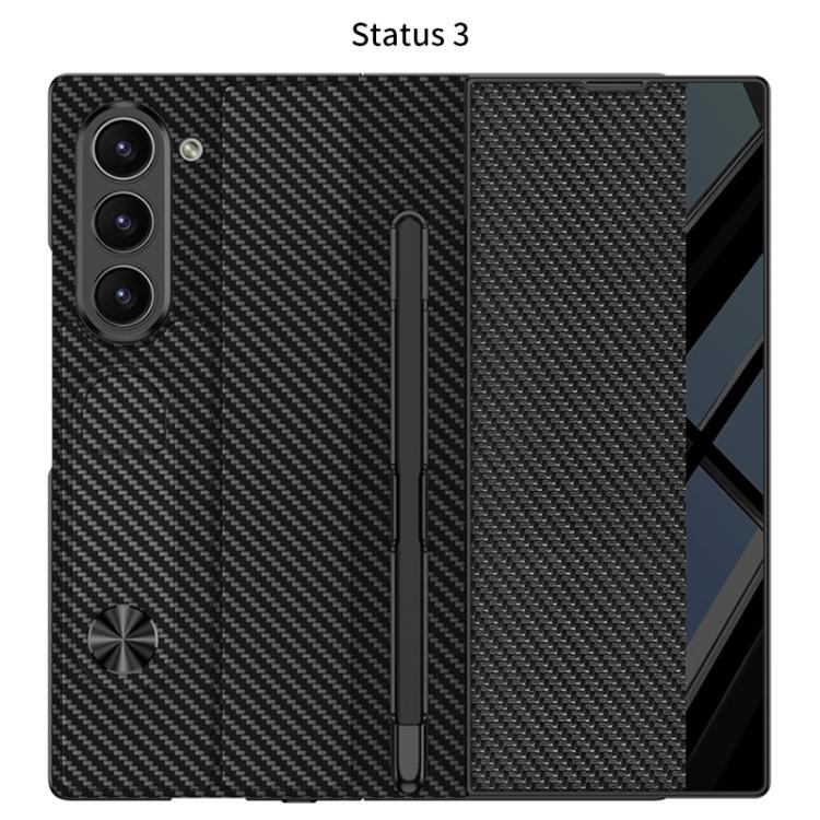 For Samsung Galaxy Z Fold7 5G GKK Integrated Full Coverage Flip Phone Case with Pen Slot, Not Included Pen(Silver) - Galaxy Z Fold7 5G Cases by GKK | Online Shopping UK | buy2fix