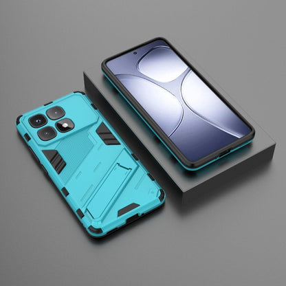 For Redmi K70 Ultra Global Punk Armor 2 in 1 PC + TPU Phone Case with Holder(Blue) - Xiaomi Cases by buy2fix | Online Shopping UK | buy2fix