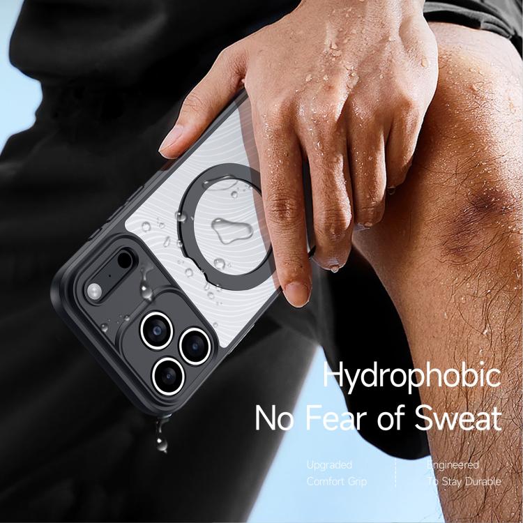 For iPhone 17 Pro DUX DUCIS Aimo Mag Series MagSafe Ring Holder Frosted Phone Case(Black) - iPhone 17 Pro Cases by DUX DUCIS | Online Shopping UK | buy2fix