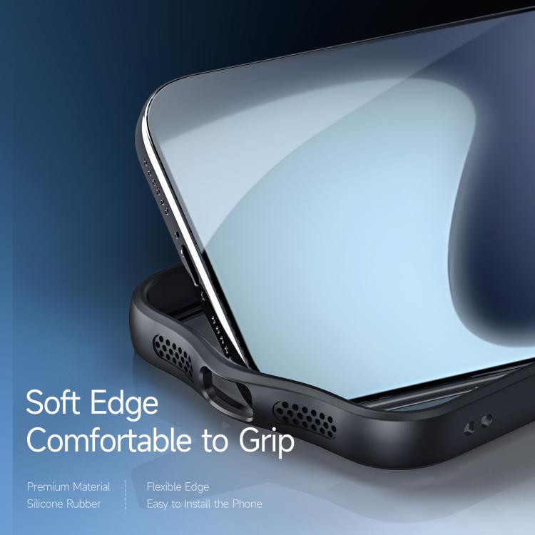 For iPhone 17 Pro DUX DUCIS Aimo Mag Series MagSafe Ring Holder Frosted Phone Case(Black) - iPhone 17 Pro Cases by DUX DUCIS | Online Shopping UK | buy2fix