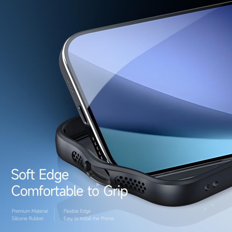 For iPhone 17 DUX DUCIS Aimo Mag Series MagSafe Ring Holder Frosted Phone Case(Black) - iPhone 17 Cases by DUX DUCIS | Online Shopping UK | buy2fix