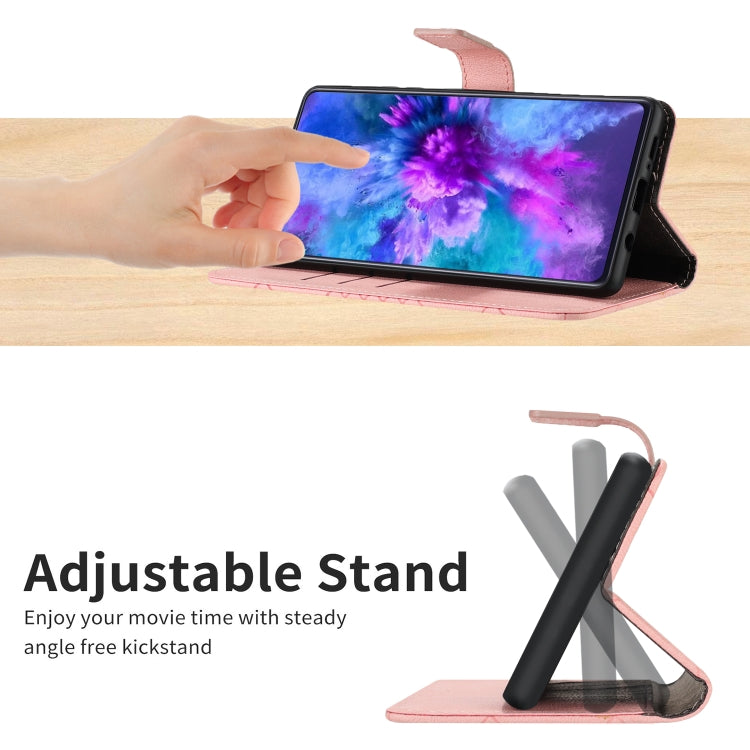 For Samsung Galaxy S25 Ultra 5G Rhombic Grid Texture Leather Phone Case(Pink) by buy2fix