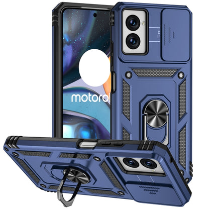 For Motorola Moto G Power 5G 2024 Sliding Camshield Holder Phone Case(Blue) - Motorola Cases by buy2fix | Online Shopping UK | buy2fix