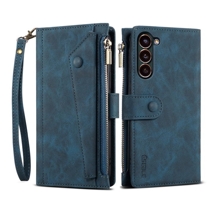 For Samsung Galaxy S24+ 5G ESEBLE Retro Frosted RFID Flip Leather Phone Case(Dark Green) - Galaxy S24+ 5G Cases by ESEBLE | Online Shopping UK | buy2fix