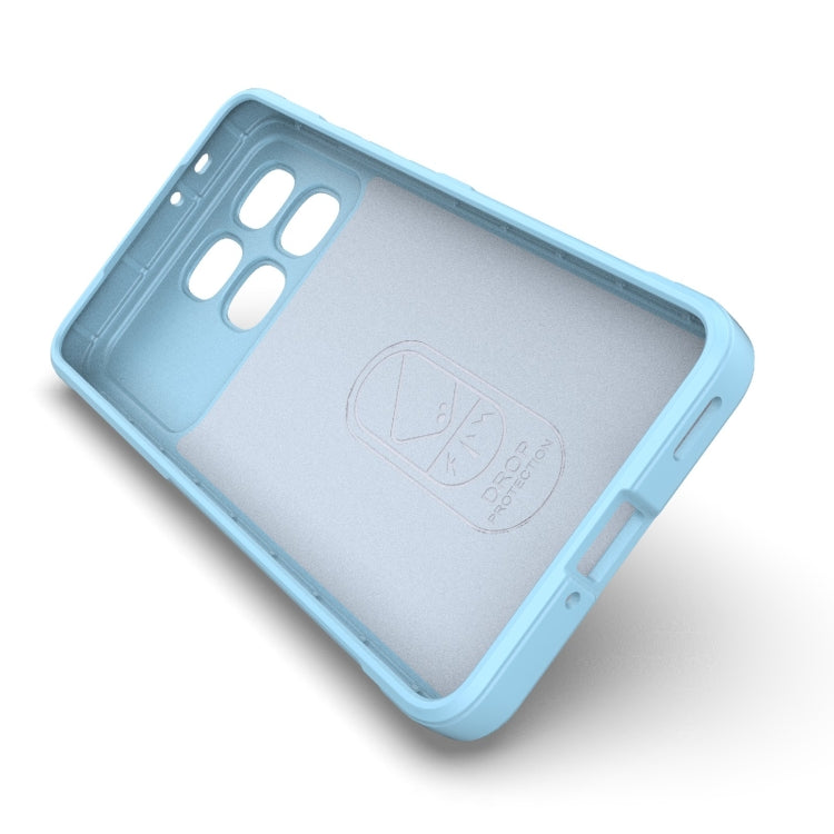 For Redmi K70 Ultra Global Magic Shield TPU + Flannel Phone Case(Grey) by buy2fix