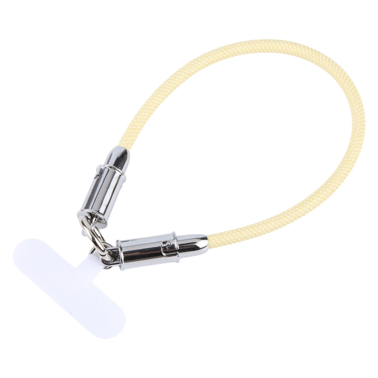 USB-C / Type-C to 8 Pin Data Cable Phone Anti-lost Short Lanyard, Length: 30cm(Yellow Braid) by buy2fix