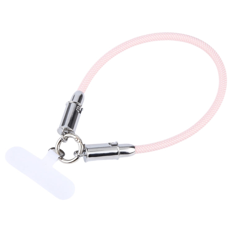 USB-C / Type-C to Type-C Data Cable Phone Anti-lost Short Lanyard, Length: 30cm(Pink Braid) - USB-C & Type-C Cable by buy2fix | Online Shopping UK | buy2fix