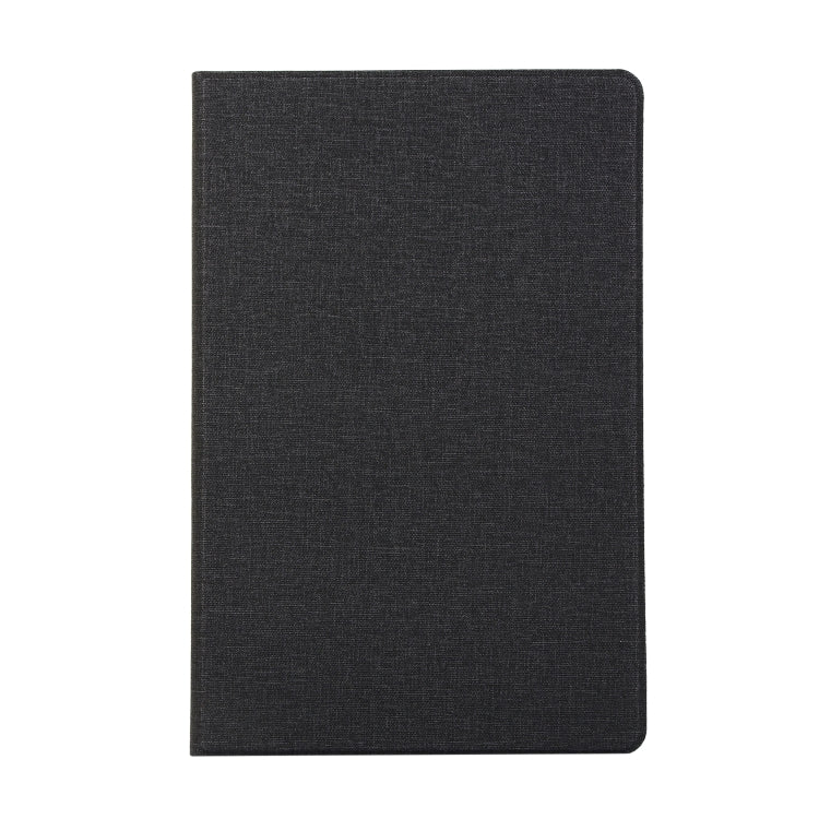 For Samsung Galaxy Tab S7 T870 2020 / Tab S8 Voltage Stretch Fabric Texture Leather Case with Holder(Black) by buy2fix