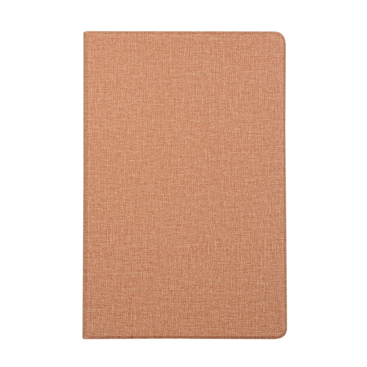 For Samsung Galaxy Tab S7 T870 2020 / Tab S8 Voltage Stretch Fabric Texture Leather Case with Holder(Golden) by buy2fix