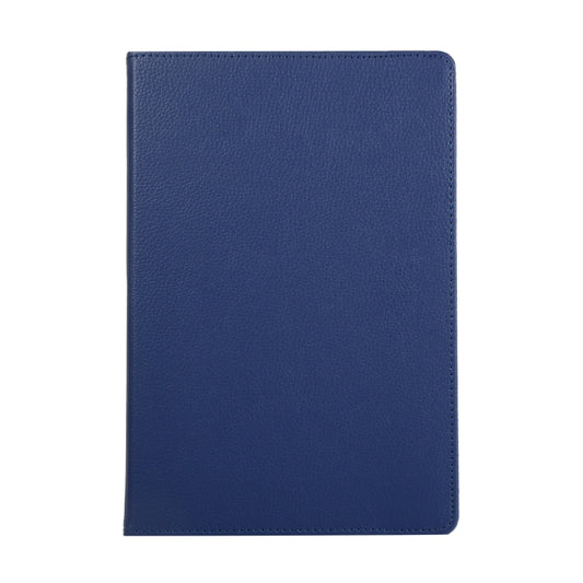 For Samsung Galaxy Tab S7 T870 2020 / Tab S8 Litchi Texture Horizontal Flip 360 Degrees Rotation Leather Case with Holder(Blue) by buy2fix