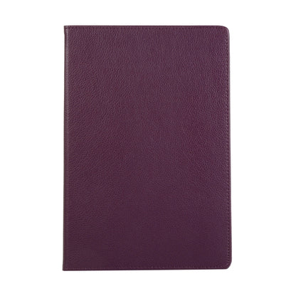 For Samsung Galaxy Tab S7 T870 2020 / Tab S8 Litchi Texture Horizontal Flip 360 Degrees Rotation Leather Case with Holder(Purple) by buy2fix