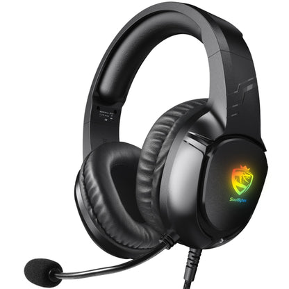SoulBytes S20 RGB Light Gaming Headset with Mic(Black) - Multimedia Headset by Soulbytes | Online Shopping UK | buy2fix