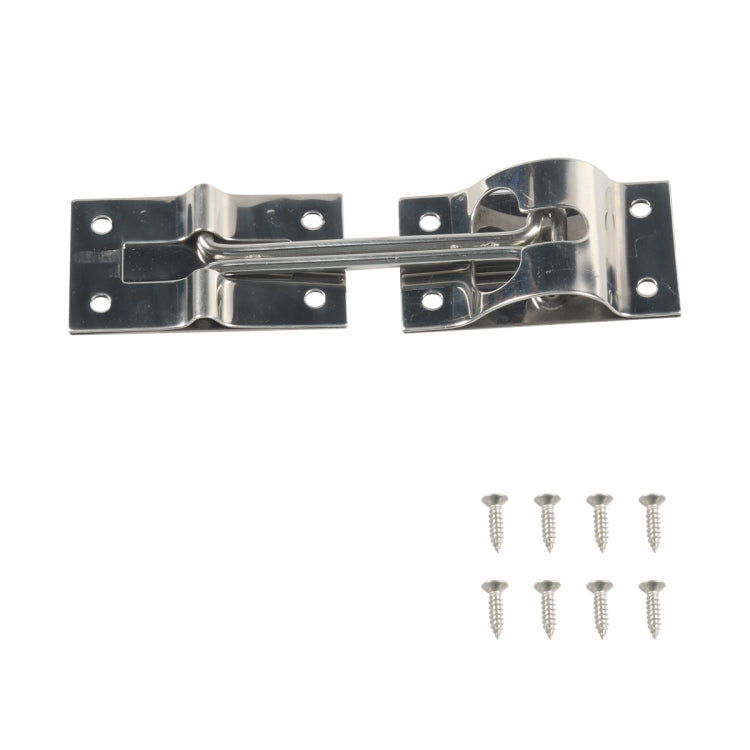Vans / RVs / Trucks 4 inch Stainless Steel Door Hook with screws(Silver) by buy2fix