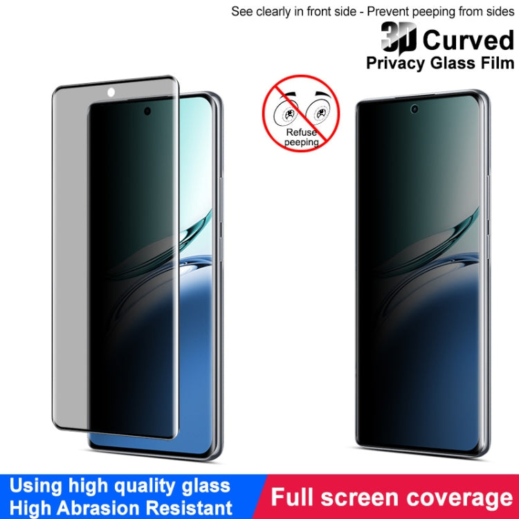 For OPPO F27 Pro+ / F27 Pro imak 3D Curved Privacy Full Screen Tempered Glass Film - OPPO Tempered Glass by imak | Online Shopping UK | buy2fix