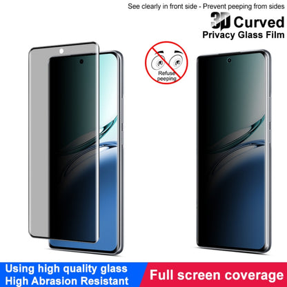 For OPPO F27 Pro+ / F27 Pro imak 3D Curved Privacy Full Screen Tempered Glass Film - OPPO Tempered Glass by imak | Online Shopping UK | buy2fix