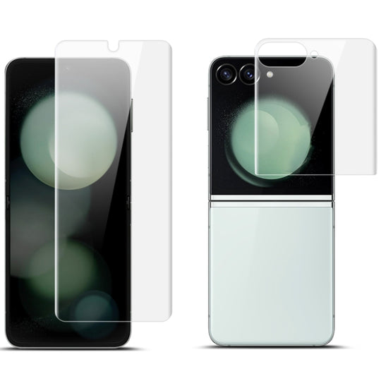 For Samsung Galaxy Z Flip6 1 Sets imak  Curved Full Screen Hydrogel Film (Outer Screen + Inner Screen)