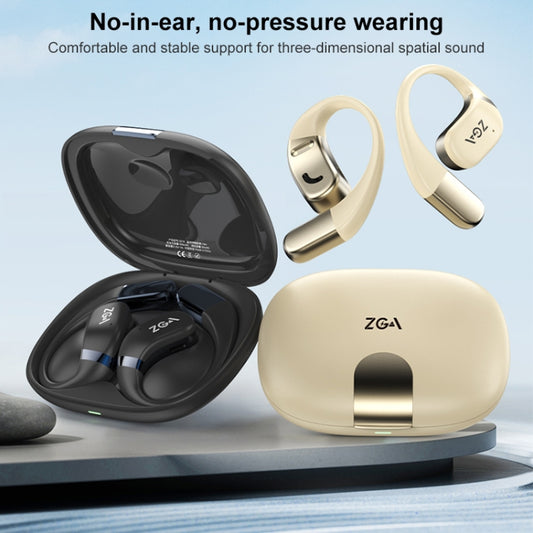 ZGA GS18 Blade AI Wireless Bluetooth Earphone(Beige) by ZGA