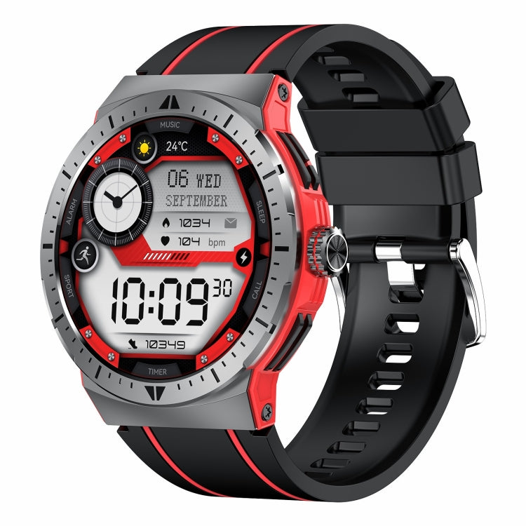 LEMFO HK52 1.43 inch BT5.3 IP68 Sport Smart Watch, Support Bluetooth Call / Message Notification / Heart Rate / Blood Pressure Health Monitor(Red) - Smart Watches by LEMFO | Online Shopping UK | buy2fix