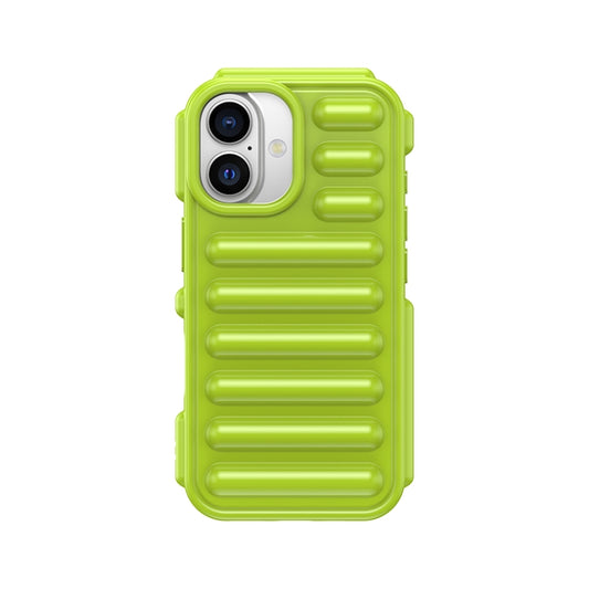 For iPhone 16 Capsule Series Candy Color TPU Phone Case(Green) - iPhone 16 Cases by buy2fix | Online Shopping UK | buy2fix