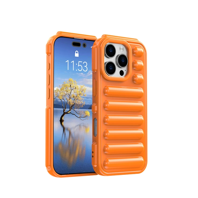 For iPhone 16 Pro Capsule Series Candy Color TPU Phone Case(Orange) - iPhone 16 Pro Cases by buy2fix | Online Shopping UK | buy2fix