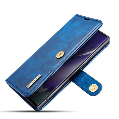 For Samsung Galaxy Note20 Ultra DG.MING Crazy Horse Texture Flip Detachable Magnetic Leather Case with Holder & Card Slots & Wallet (Blue) - Galaxy Note20 Ultra Cases by DG.MING | Online Shopping UK | buy2fix