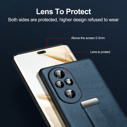 For Honor 200 Pro SULADA PC Hybrid Leather Texture Skin Feel Shockproof Phone Case(Green) - Honor Cases by SULADA | Online Shopping UK | buy2fix