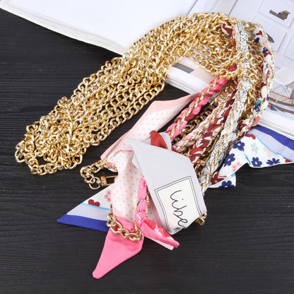 Mobile Phone Anti-lost Silk Scarf Half Pack Long Lanyard(Grey) - Lanyards & Wrist Straps by buy2fix | Online Shopping UK | buy2fix