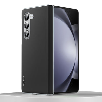 For Samsung Galaxy Z Fold5 SULADA Skin Feel Liquid Leather Shockproof Phone Case(Black) - Galaxy Z Fold5 Cases by SULADA | Online Shopping UK | buy2fix